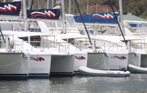 Catamaran sailing boat