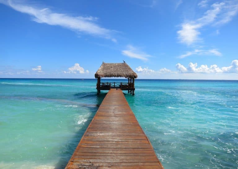 A deserted dock while Sailing in the Andaman Sea