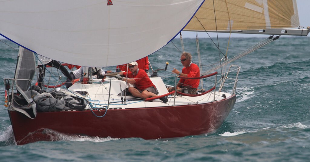 Sailors revel in good wind